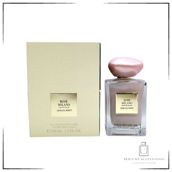 GIORGIO ARMANI ROSE MILANO SOIE DE NACRE NACREE EAU DE TOILETTE 100ML ...