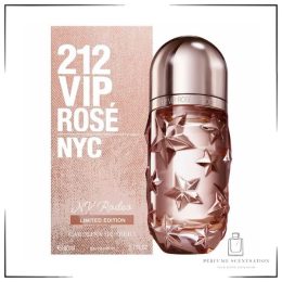 Carolina Herrera 212 VIP Rosé NYC Rodeo Limited Edition 80ML – Floral Fruity Perfume for Women | Perfume Scentsation